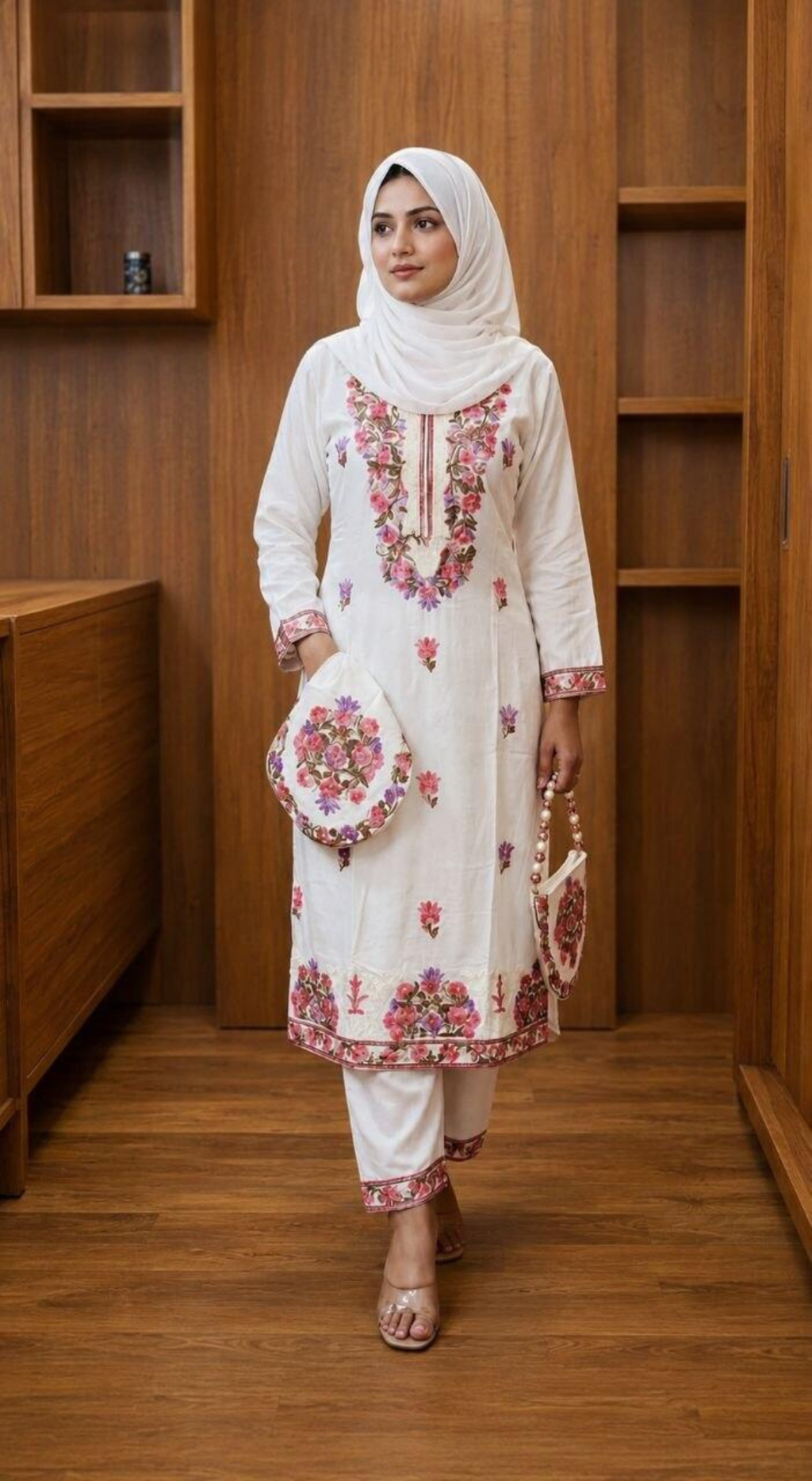 Embroidery kurthi set