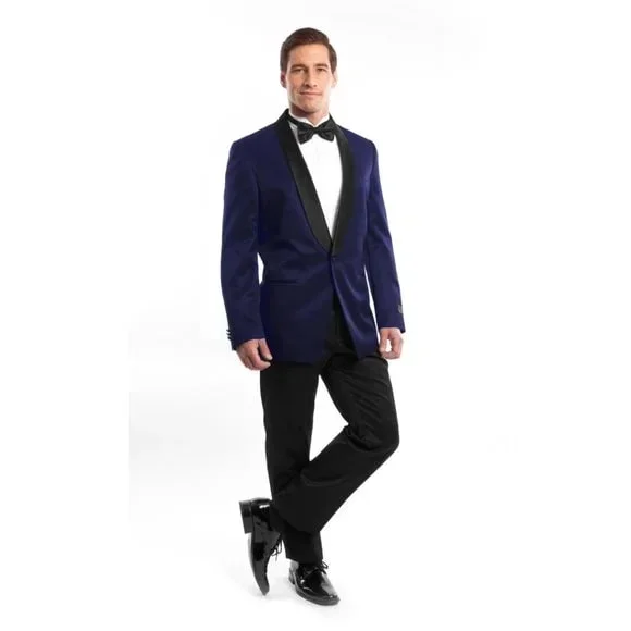 2pc Navy Tuxedo w/ Adjustable Pants by Bryan Michaels