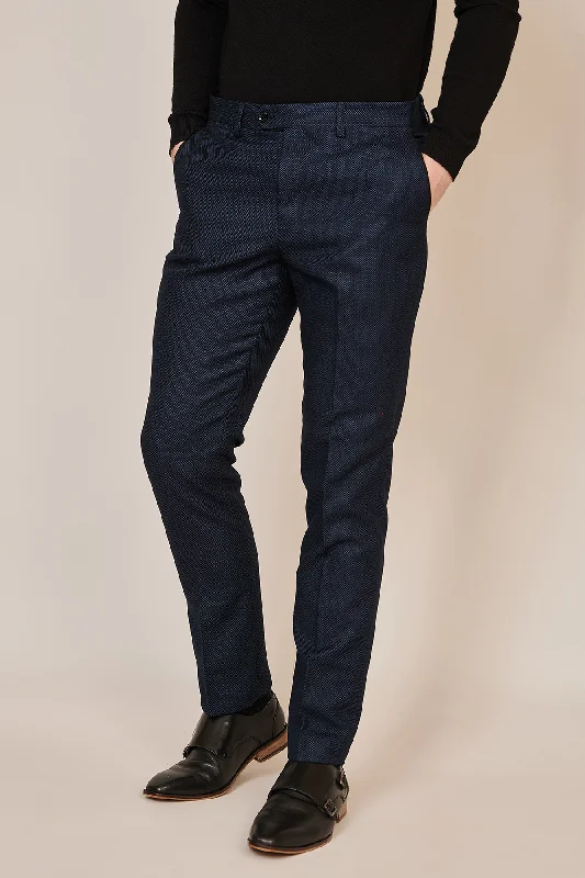 CALLUM - Navy Blue Trouser