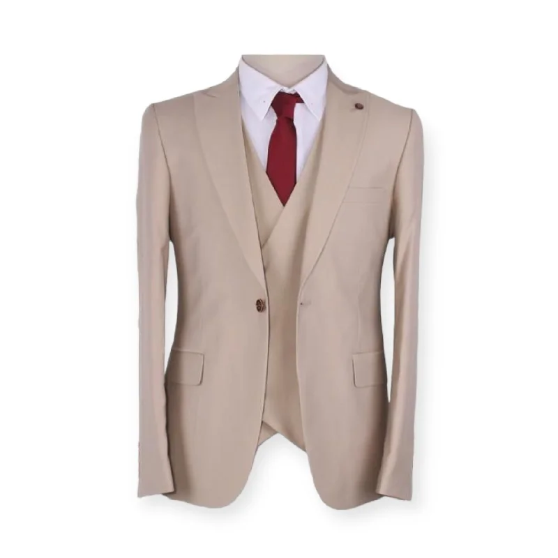 MORRISON ALEXANDER: Solid 3pc. Slim Suit 01