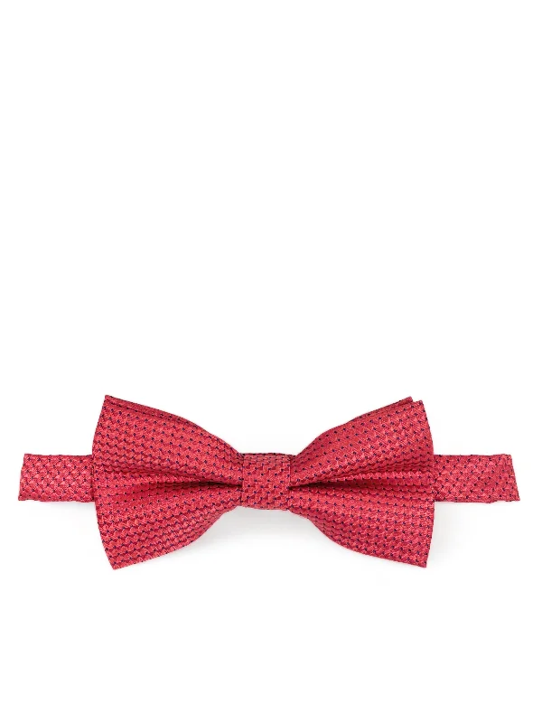 Red Classic Pindot Bow Tie