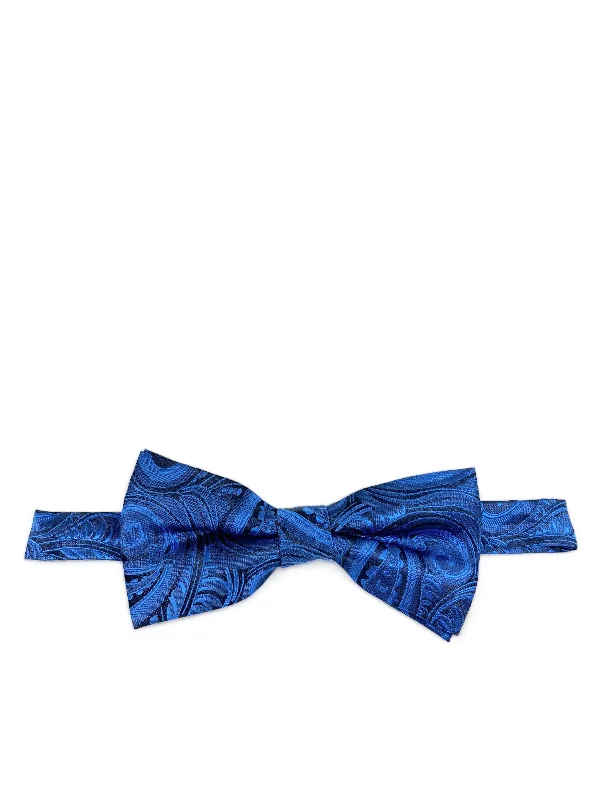 Royal Blue Classic Paisley Bow Tie