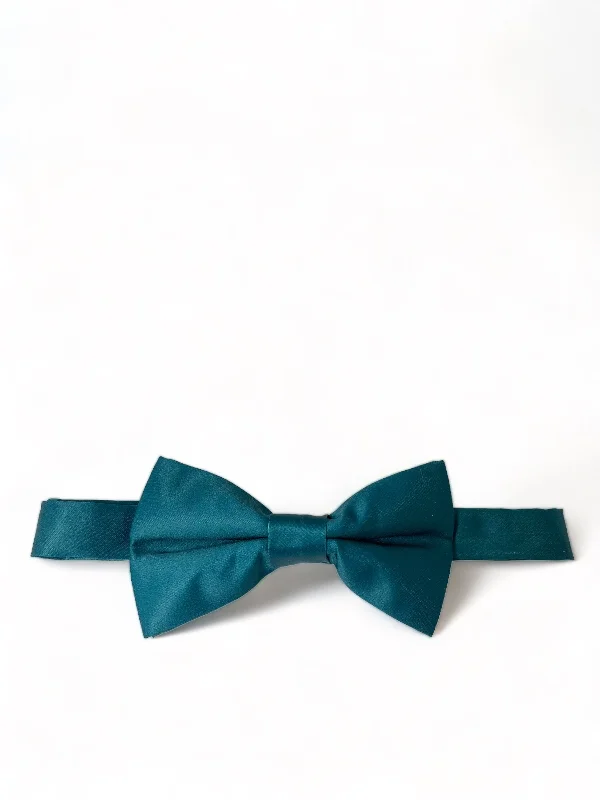 Classic Solid Teal Bow Tie