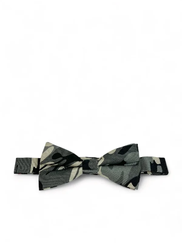 Camouflage Cotton Bow Tie by Paul Malone