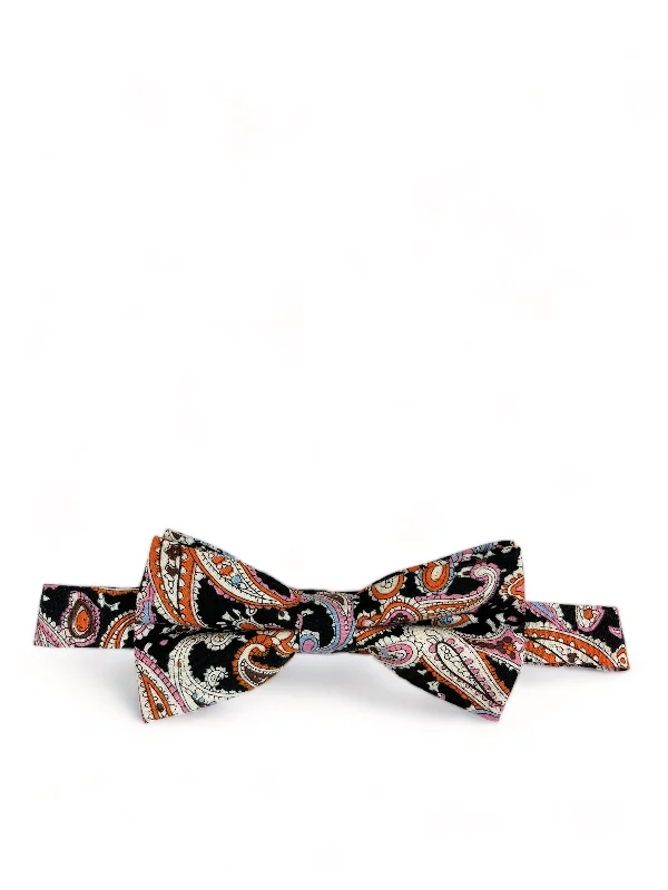 Paisley Cotton Bow Tie by Paul Malone