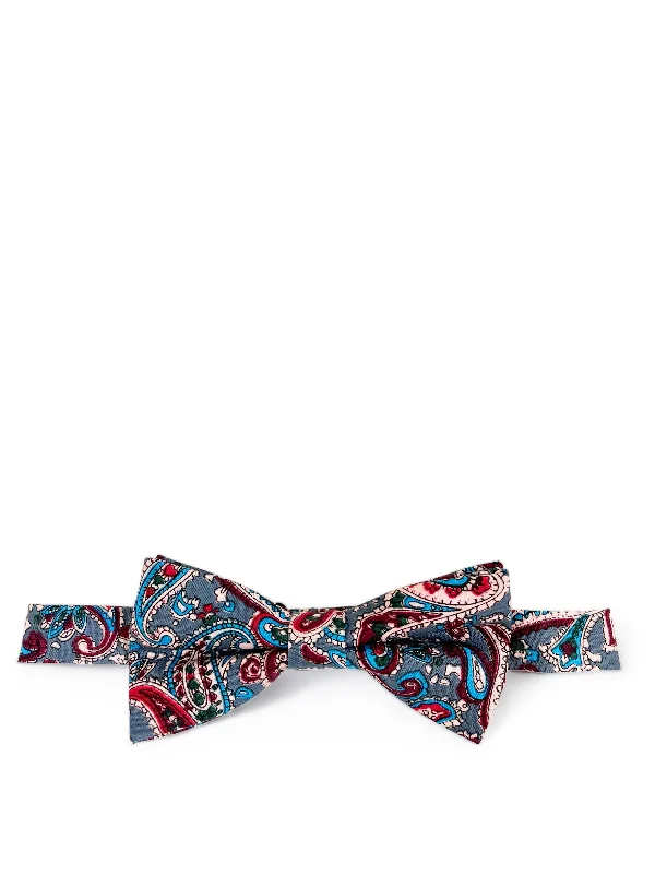 Paisley Cotton Bow Tie by Paul Malone