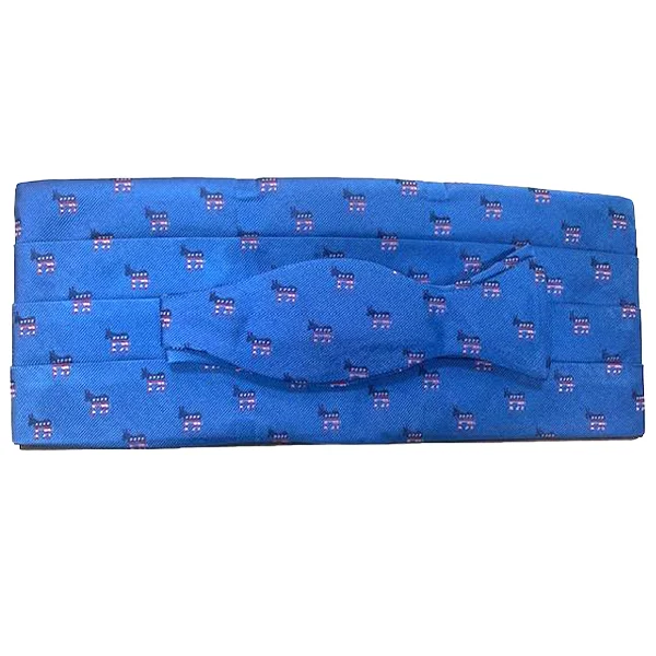 Patriotic Donkey Cummerbund Set