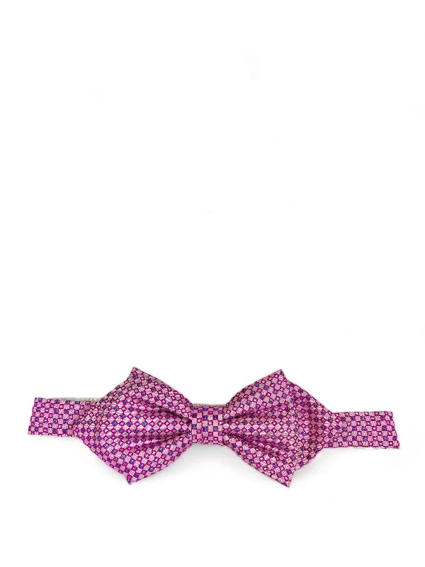 Pink Silk Bow Tie by Paul Malone