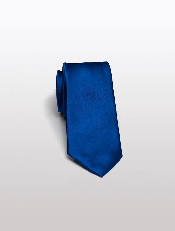 Blue Men's Microfiber Tie