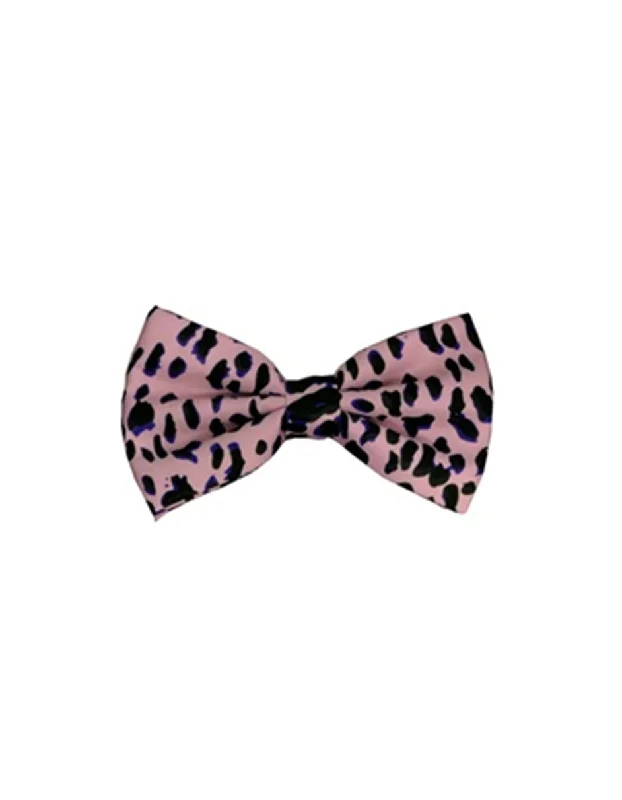 Pink Cheetah Bow Tie