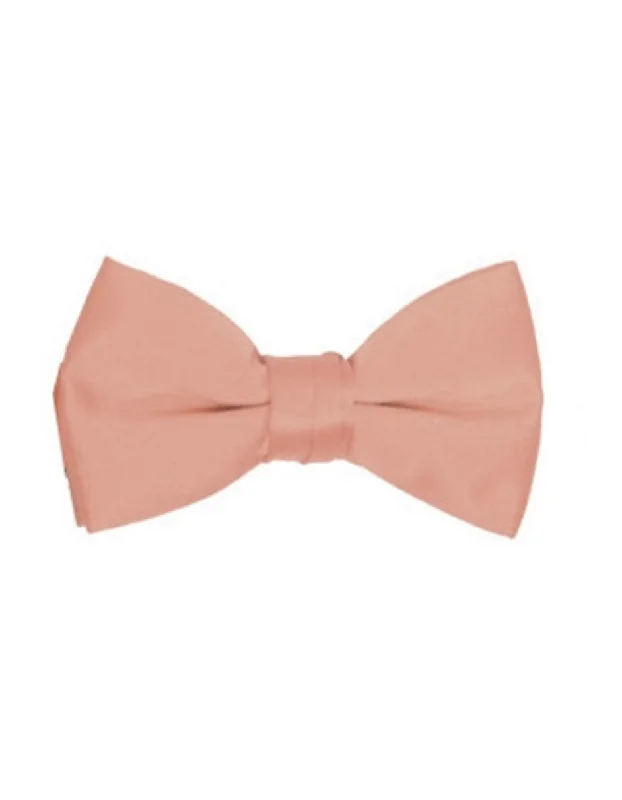 Peach Pre-Tied Bow Tie