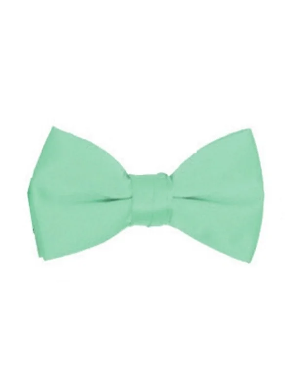 Light Green Pre-Tied Bow Tie