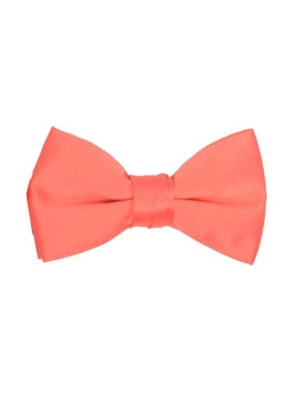 Bright Melon Pre-Tied Bow Tie