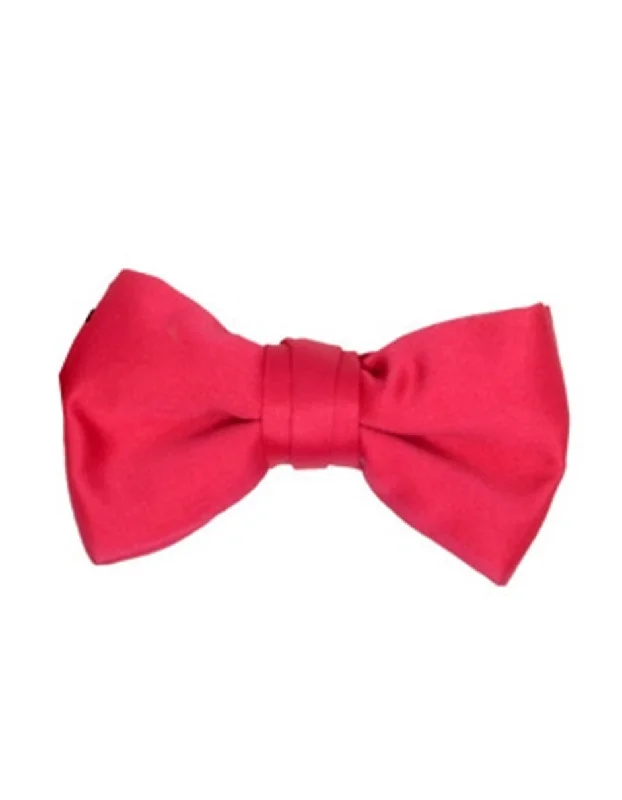 Fuchsia Pre-Tied Bow Tie