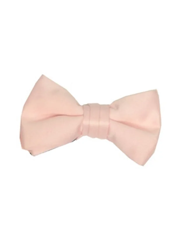 Peach Pre-Tied Bow Tie