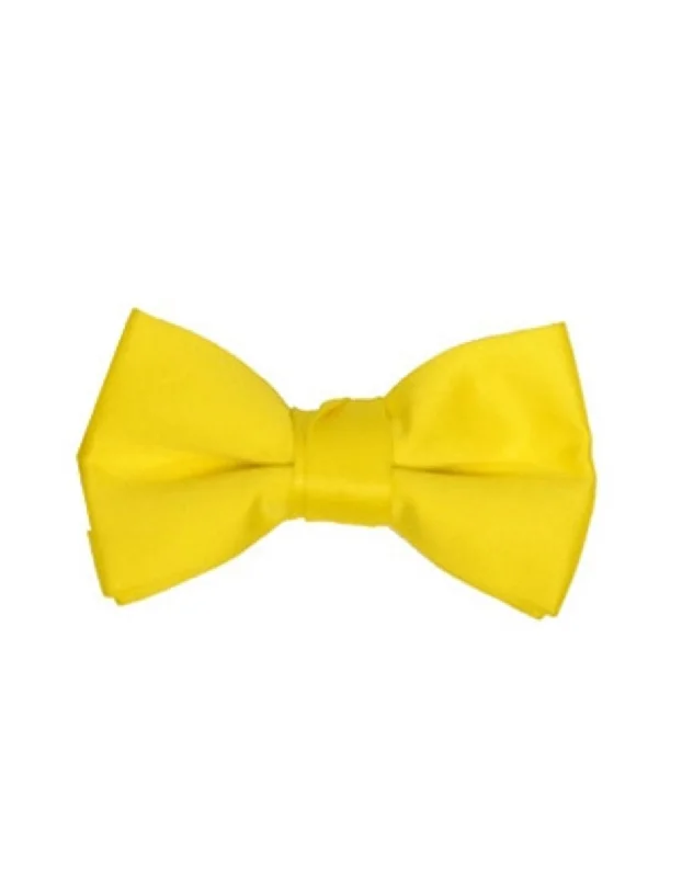 Yellow Pre-Tied Bow Tie