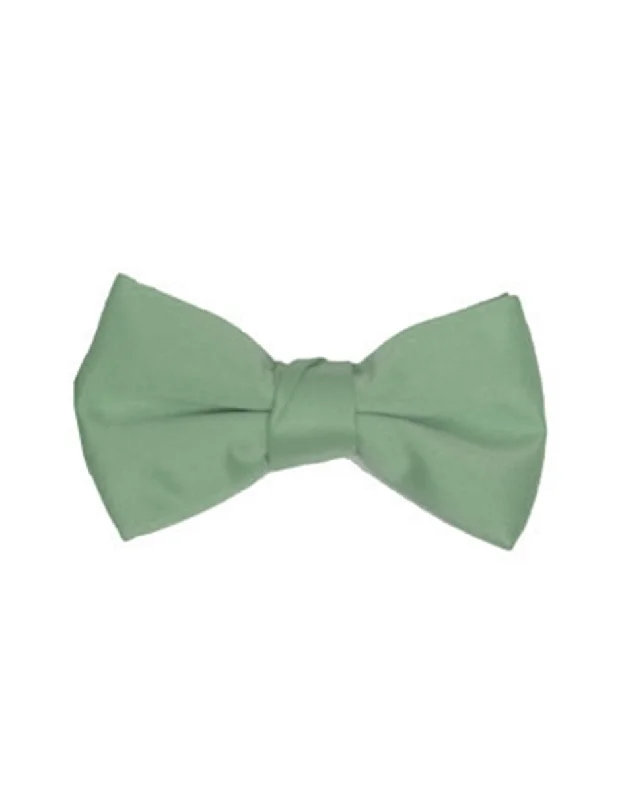 Sage Green Pre-Tied Bow Tie