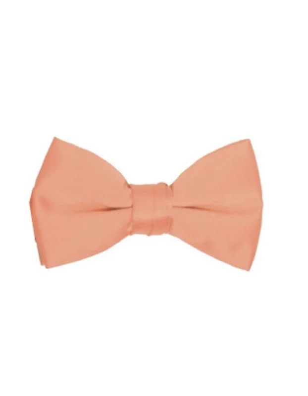 Medium Melon Pre-Tied Bow Tie