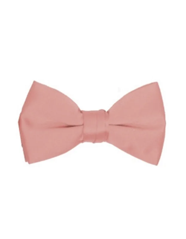 Melon Pink Pre-Tied Bow Tie