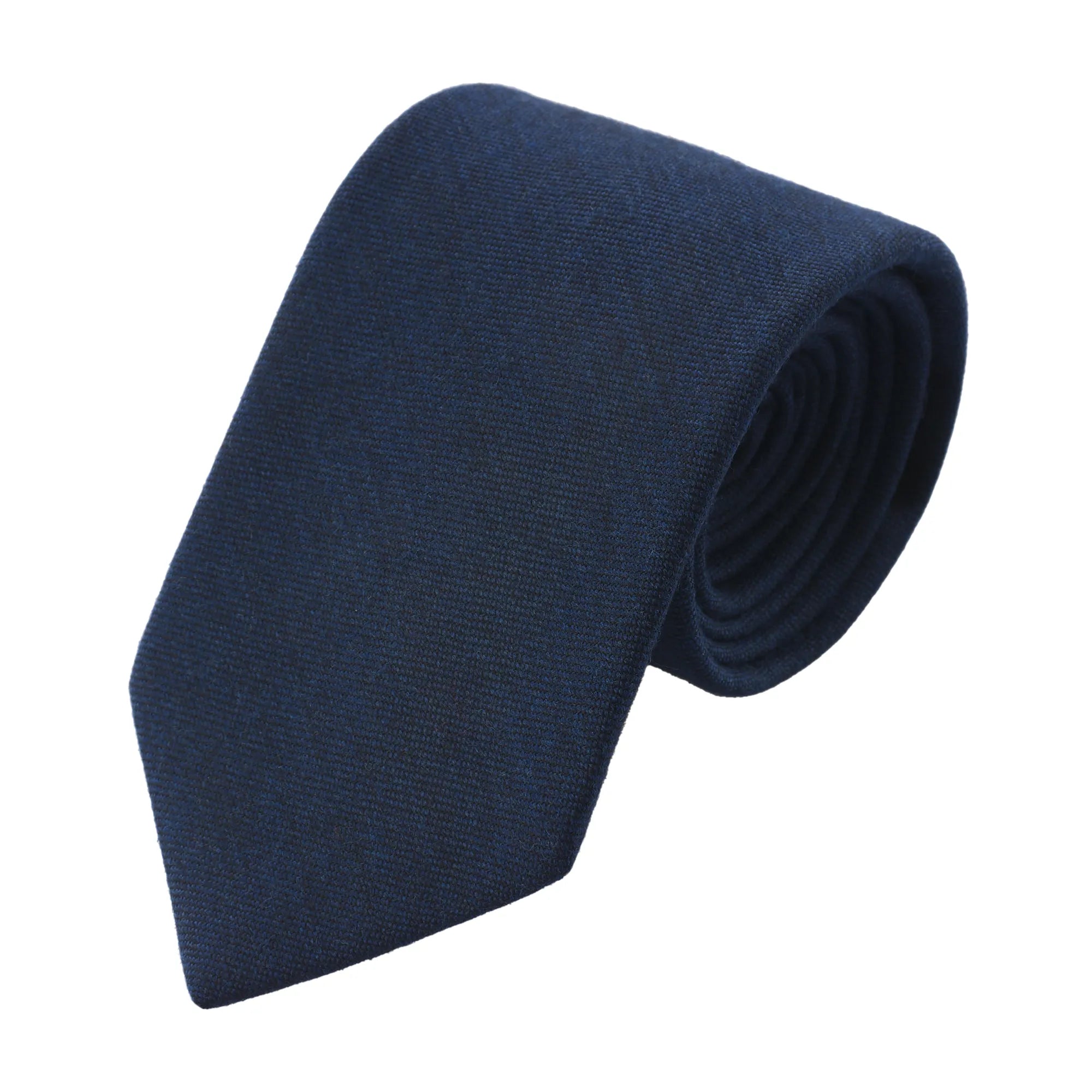 Woven Lined Royal Blue Tie