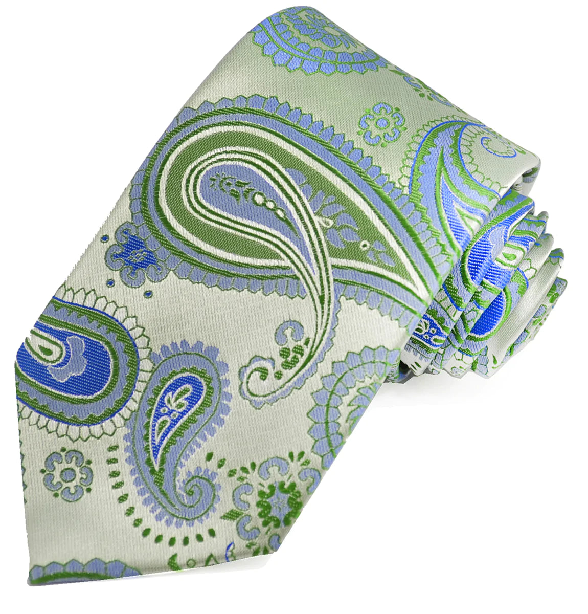 Green Artisan Paisley Men's Tie