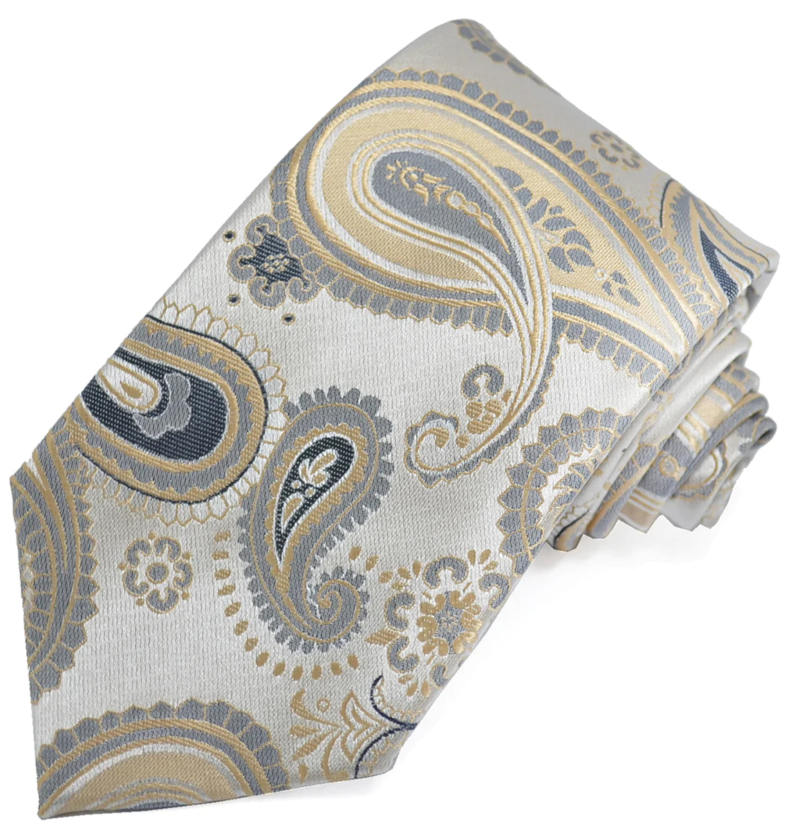 Tan Artisan Paisley Men's Tie