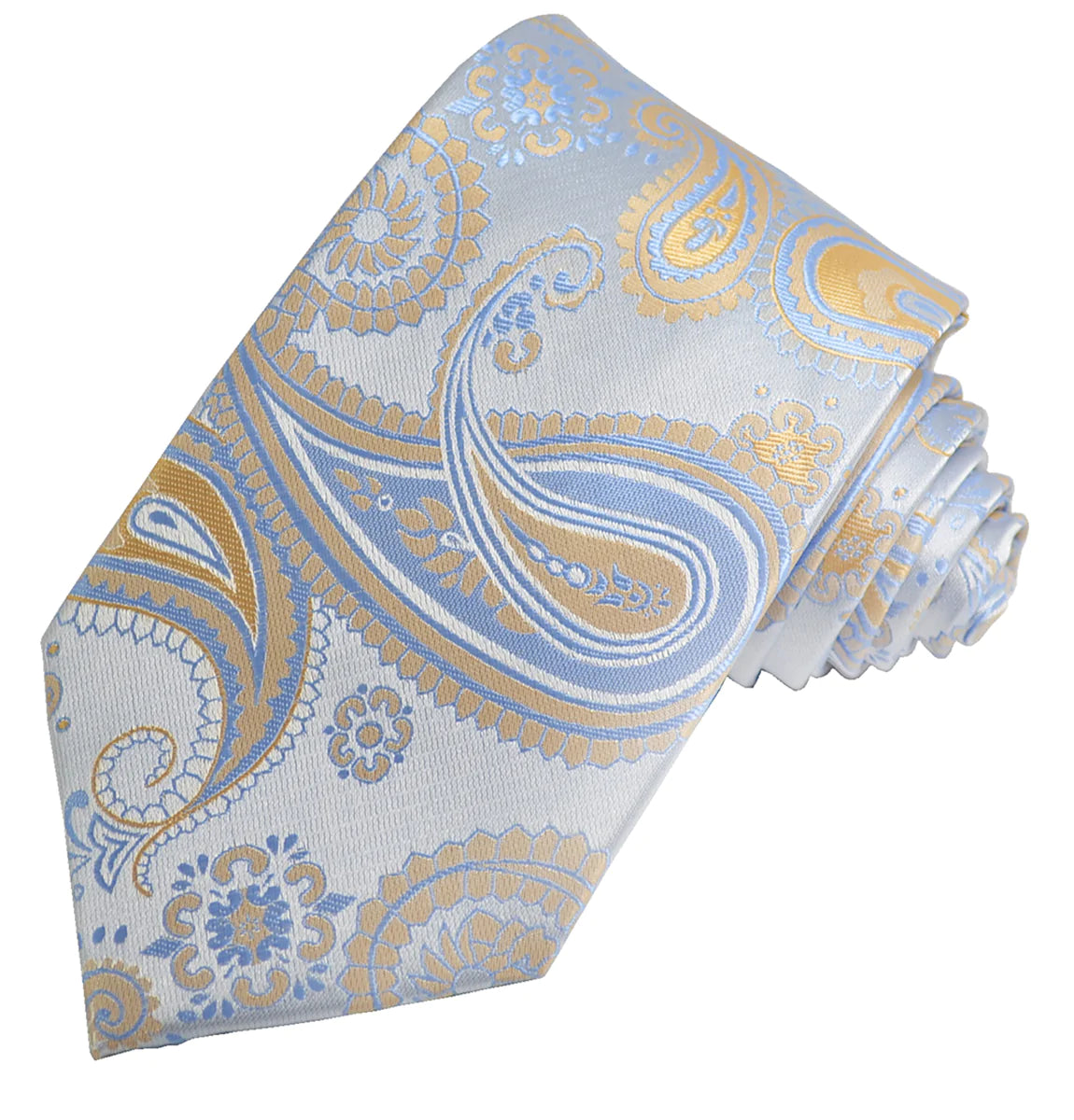 Blue Artisan Paisley Men's Tie