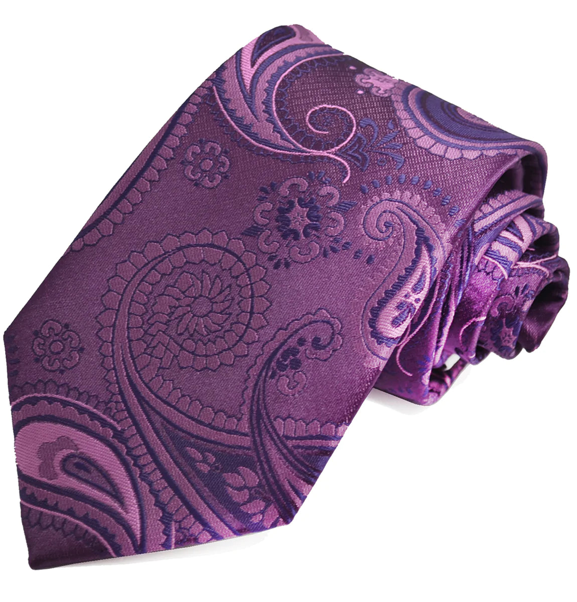 Purple Artisan Paisley Men's Tie