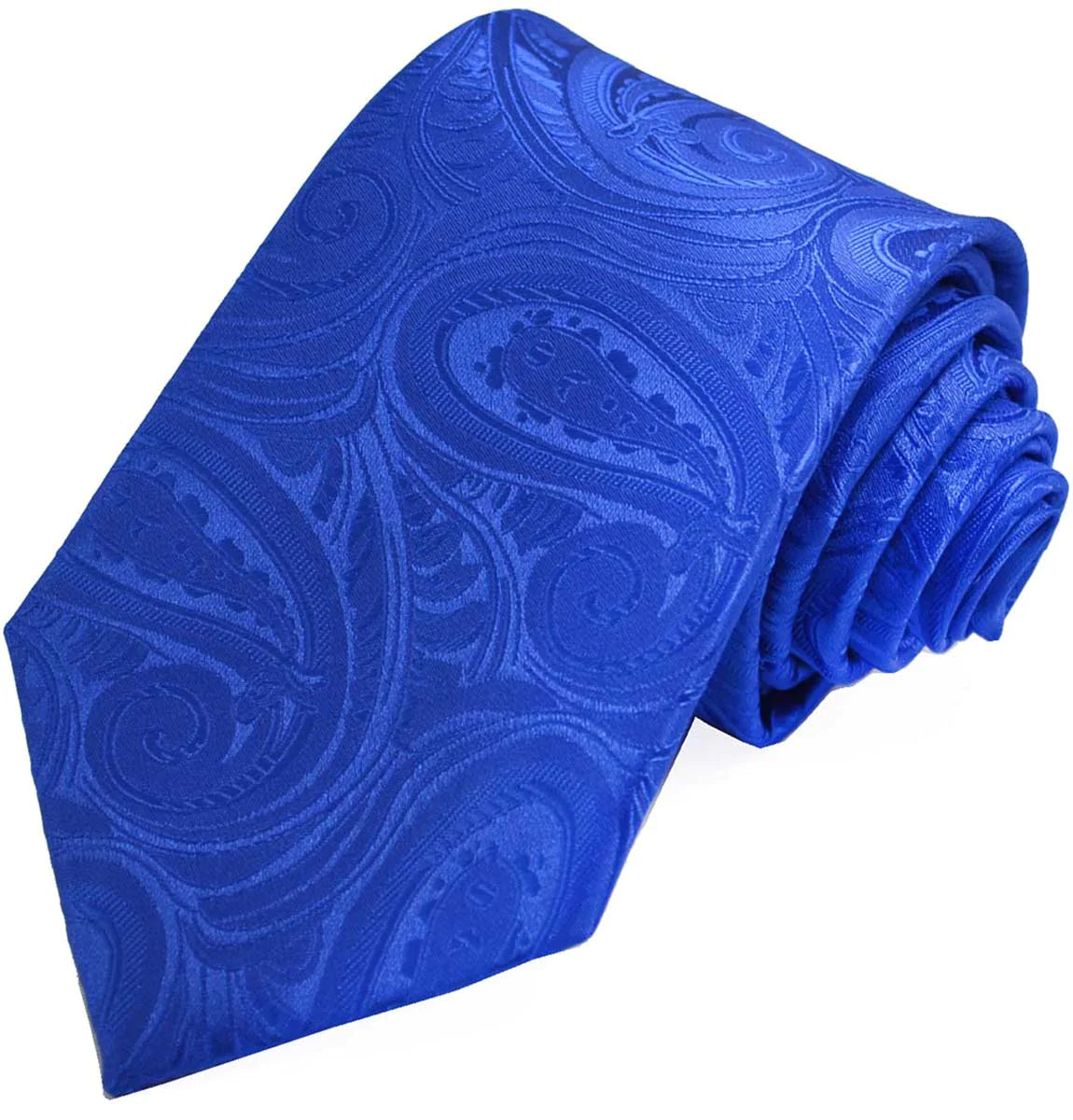 Classic Blue Paisley Necktie for Men