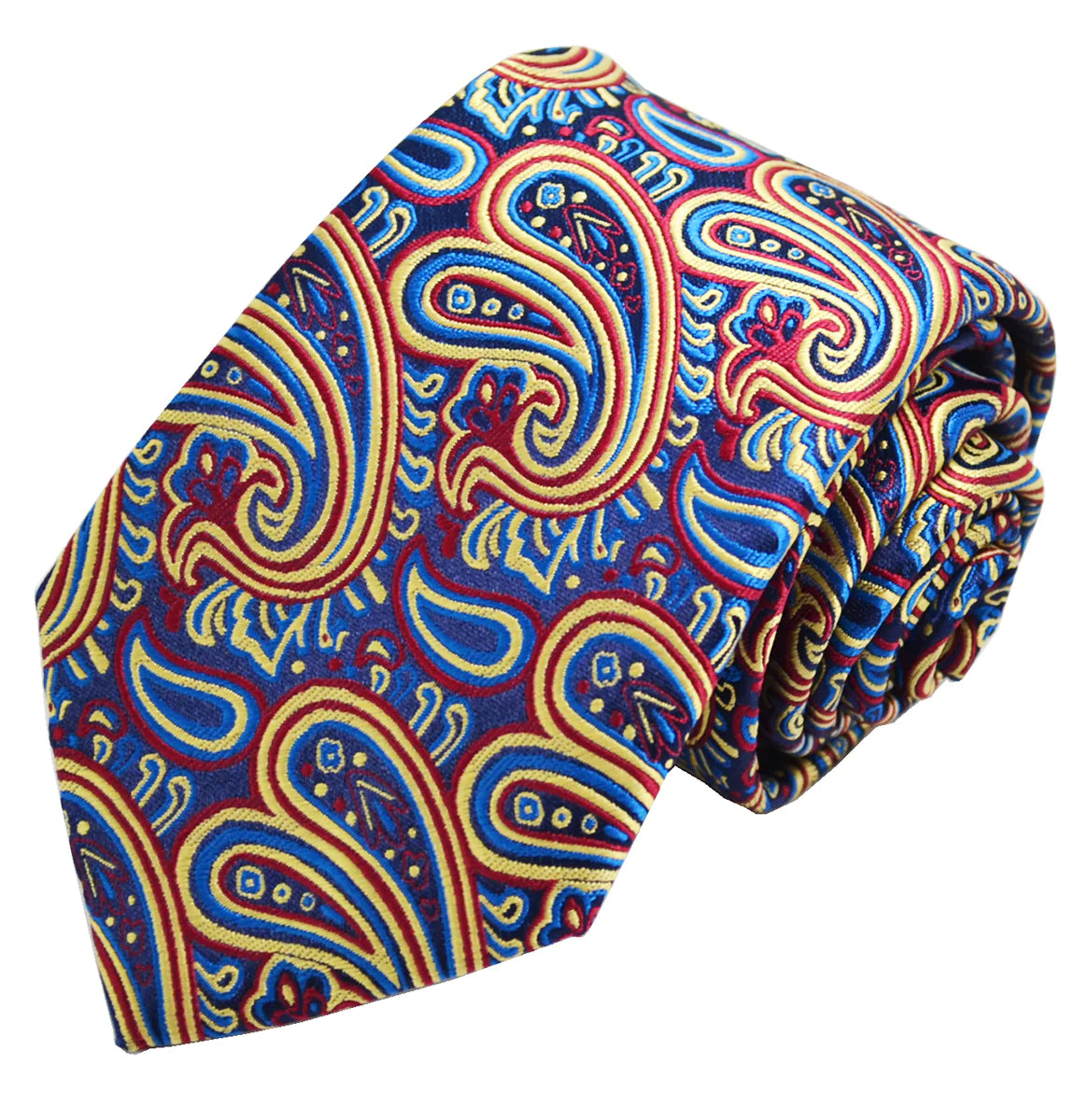 Extraordinary Navy Gold Paisley Design Tie