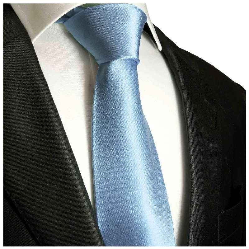 Light Blue Boys Zipper Tie