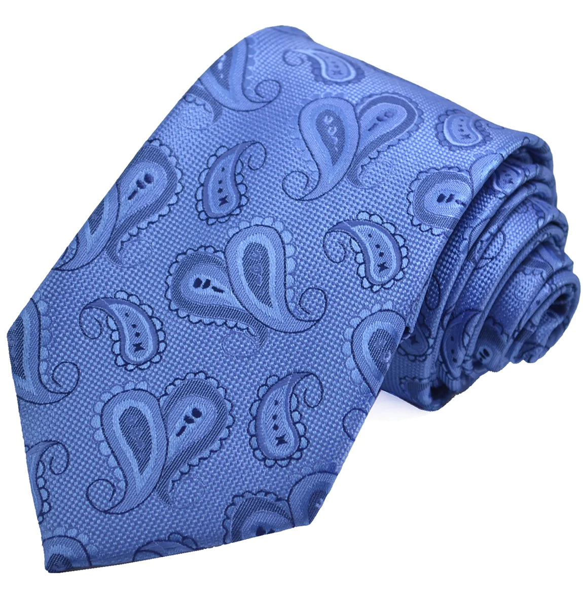 Blue Artisan Paisley Mens Tie