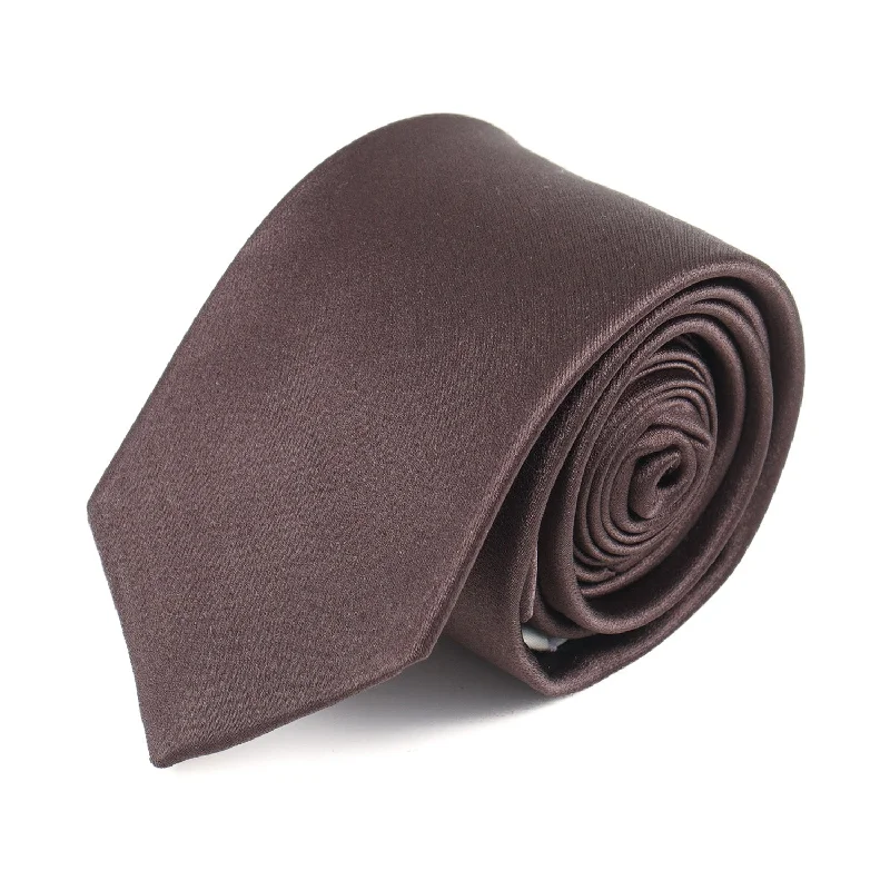 Luigi Borrelli Skinny Satin Silk Tie