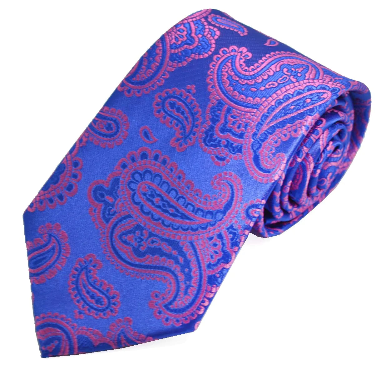 Brilliant Blue Fashionable Paisley Tie