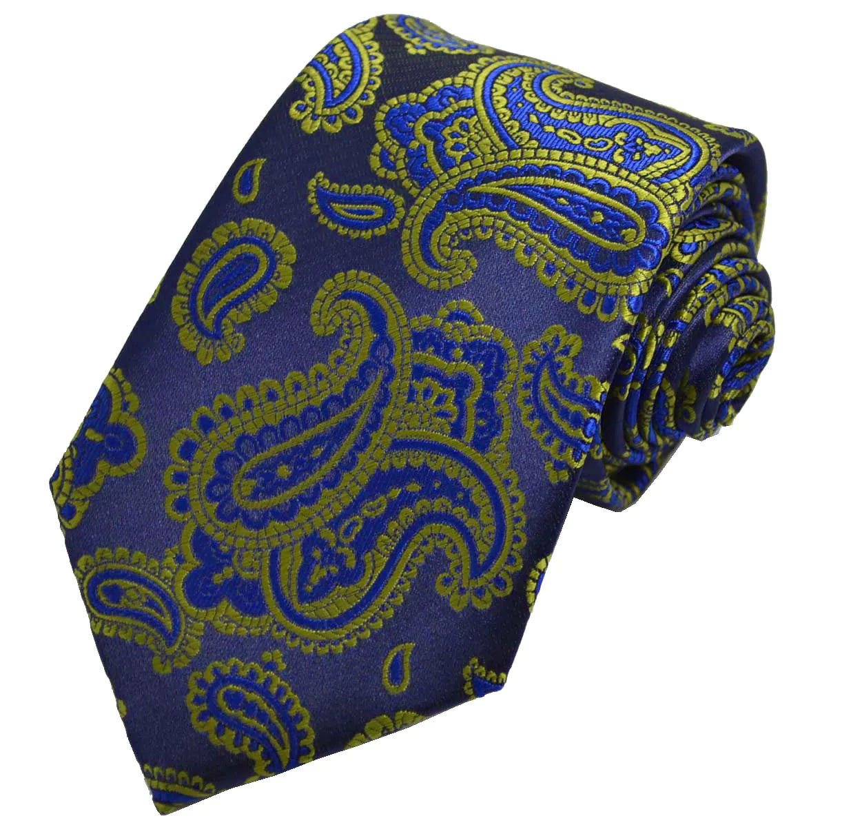 Jungle Green Fashionable Paisley Tie