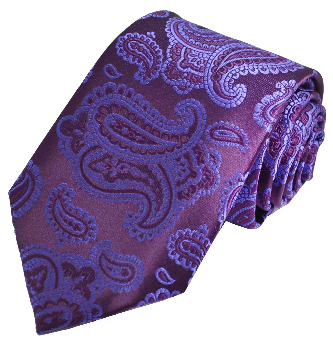 Grape Royal Fashionable Paisley Tie