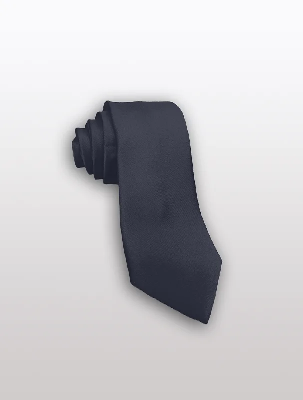 Navy Men's Microfiber Tie