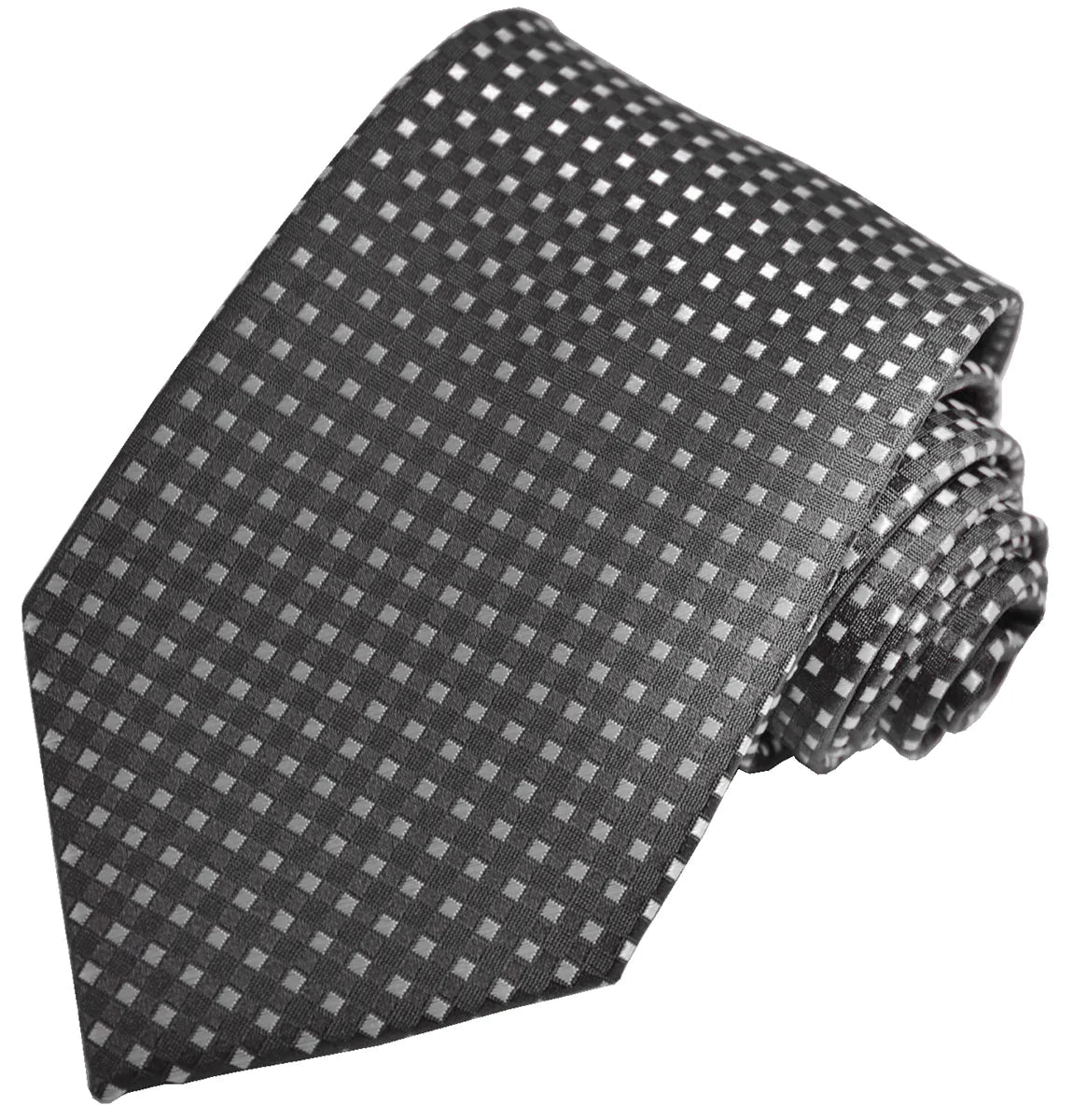 Black Classic Diamond Patterned Tie