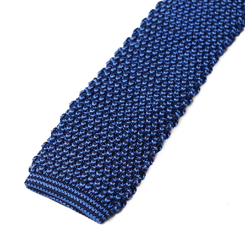 Roda Blue Knit Silk Tie