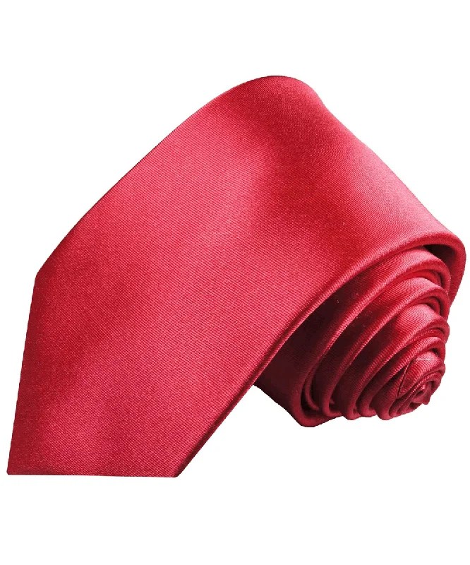 Solid Satin Hot Pink Silk Necktie