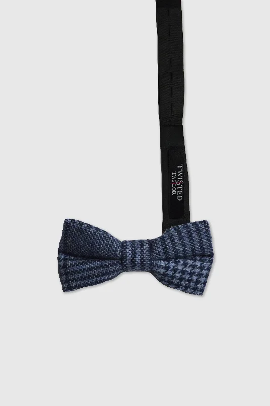 Hicks Blue Check Bow Tie