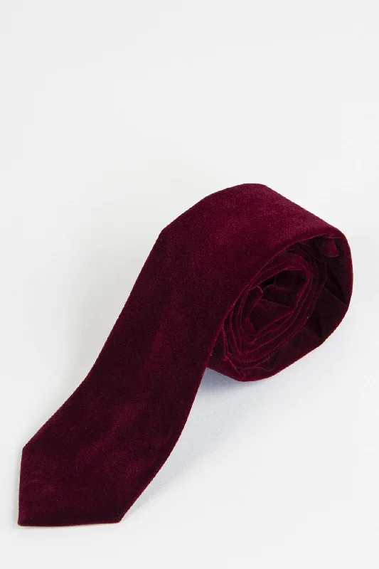 Velvet Red Tie