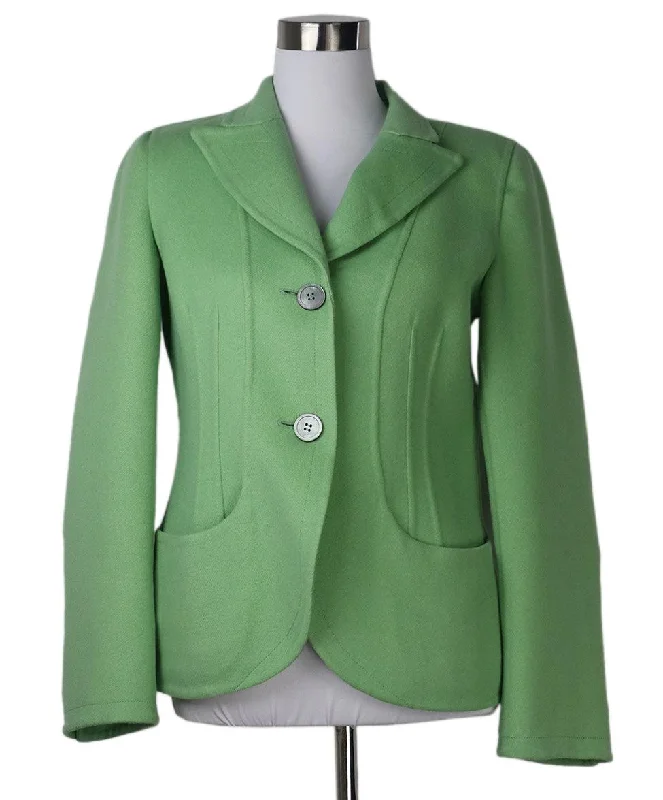 Armani Green Cashmere Jacket sz 12