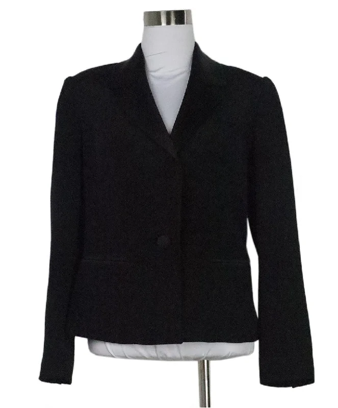 Tony Ward Black Silk Blazer sz 4