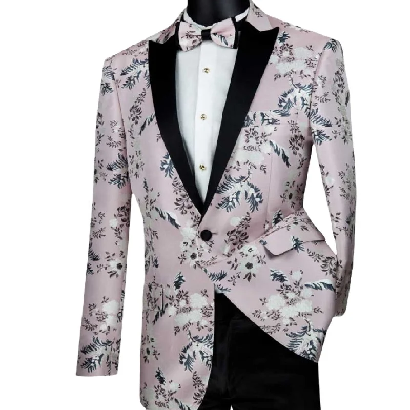 VINCI: Floral Slim Fit Sports Coat BSF-14